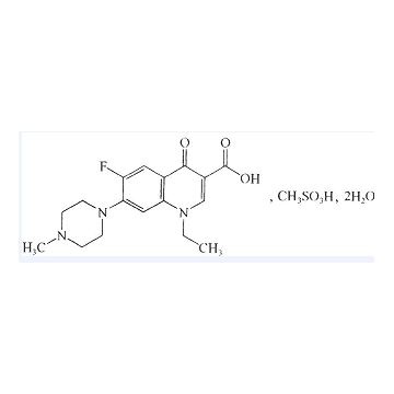 提供样品:是 甲磺酸培氟沙星cas号:70458-95-6 甲磺酸培氟沙星分子式