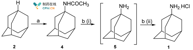 盐酸金刚烷胺高效合成工艺:两步反应即可实现